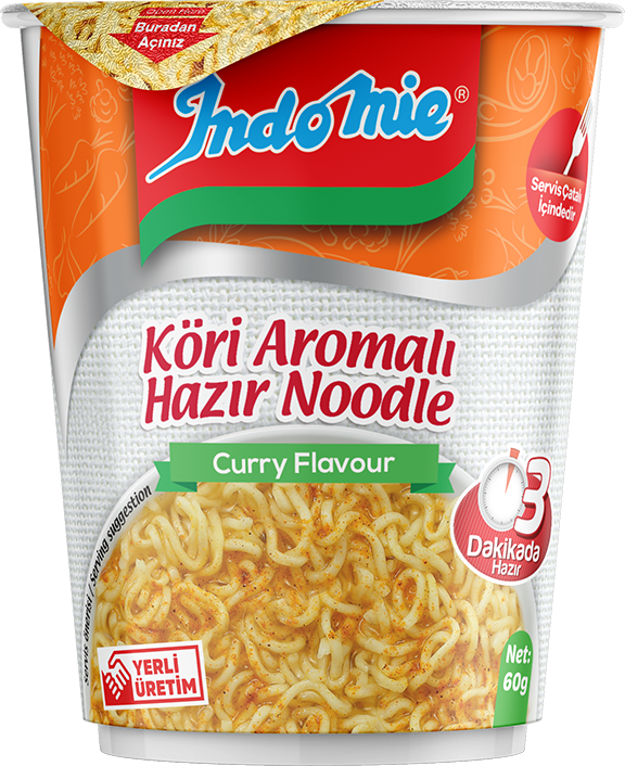 Curry Flavour Instant Cup Noodle 
