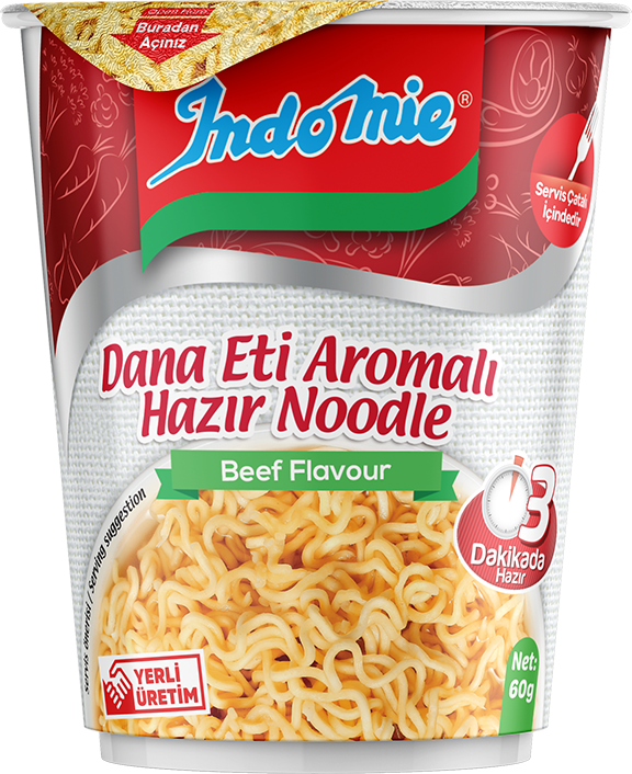 Beef Flavour Instant Cup Noodle