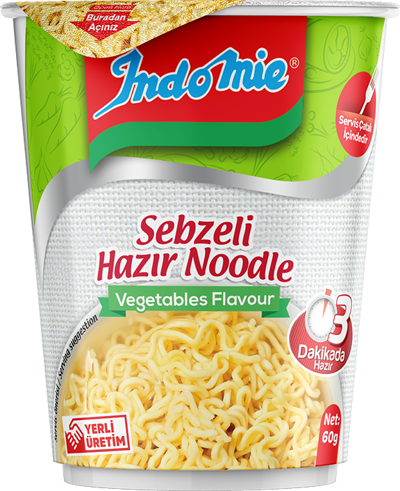 Vegetable Flavour Instant Cup Noodle