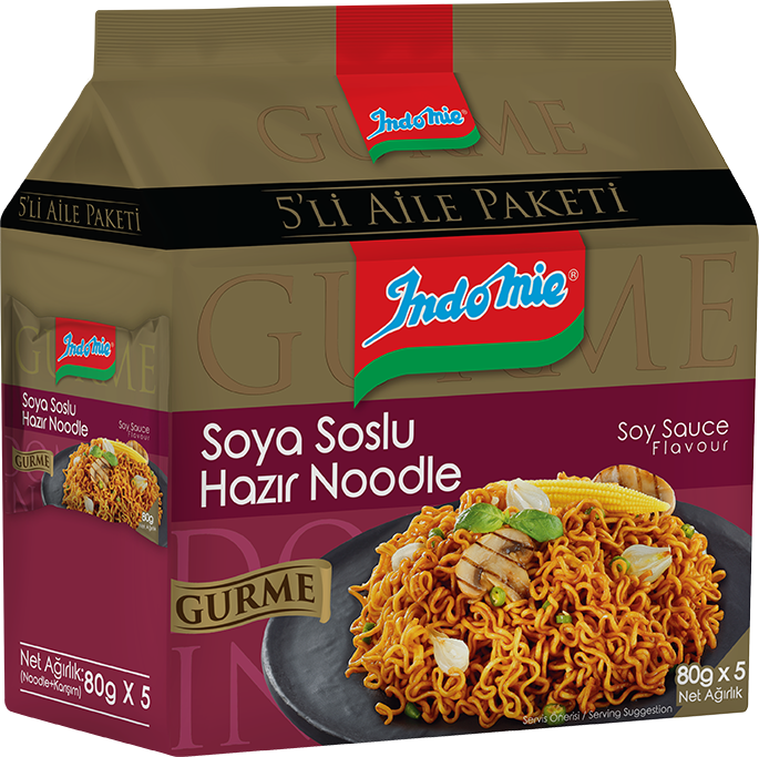 Soya Sauce Flavour Instant Noodle x5